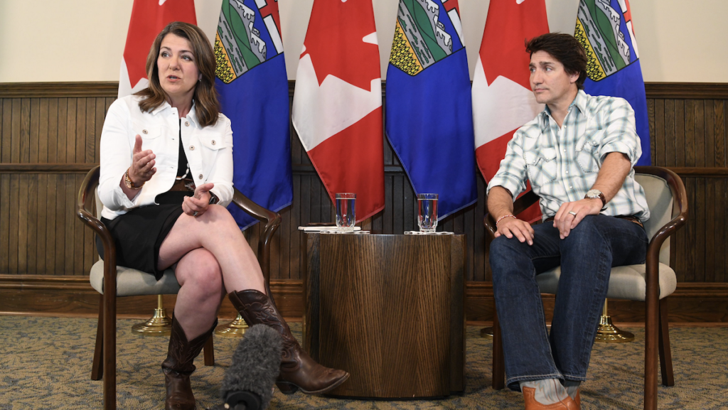 Canadian Prime Minister And Alberta Premier Exchange Vapidities In ...