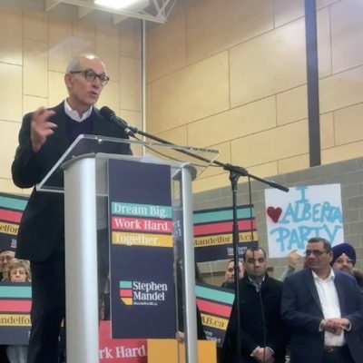Stephen Mandel, past his best-before date but still politically sexy to media, declares Alberta Party leadership bid