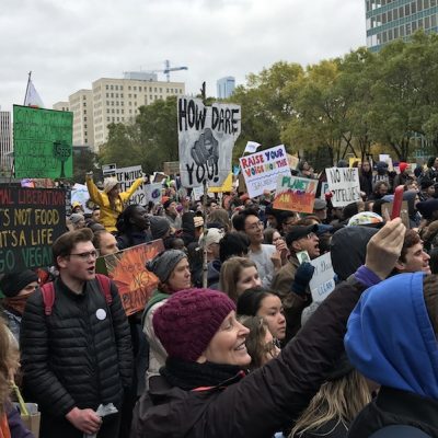 The UCP takes a powder as 4,000, and maybe a lot more, Climate Action strikers gather at Alberta’s Legislature