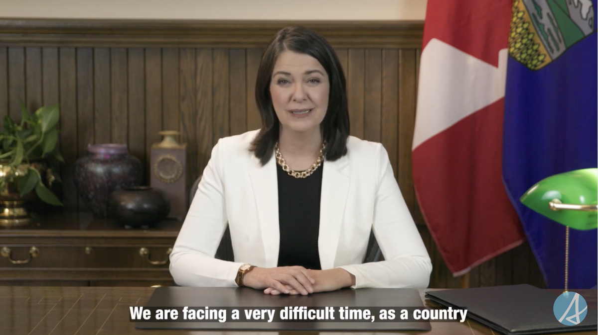 Danielle Smiths Tv Message To Albertans Was Brief Often Uninformative