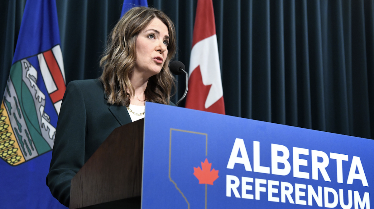 Danielle Smith muses about holding binding separation vote before next year's general election