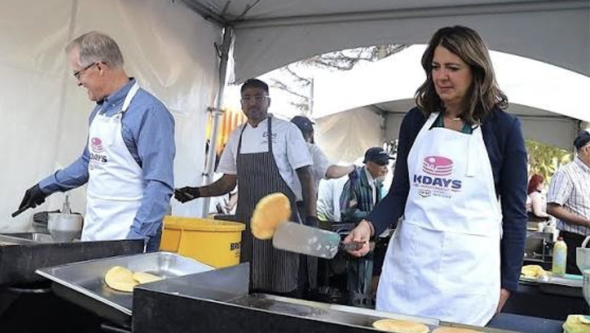 UCP apologists clutch their pearls about premier’s ‘fascist pancakes’ - Alberta Politics