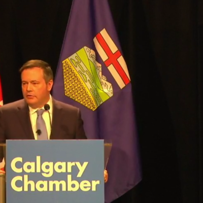 UCP Leader Jason Kenney drops hints of radical plans during policy fan dance before Calgary Chamber of Commerce