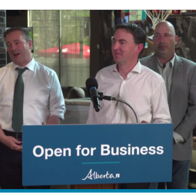 United Conservative Party introduces the Open for Fast Food Act – sorry about the 13% pay cut, kids