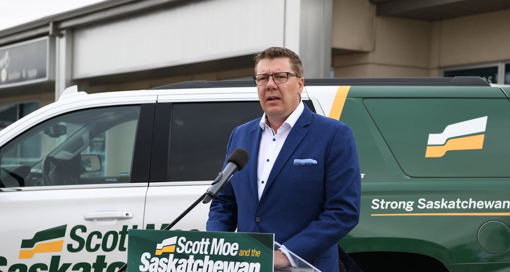 What was Saskatchewan’s media doing when it wasn’t reporting on Scott Moe’s driving record?