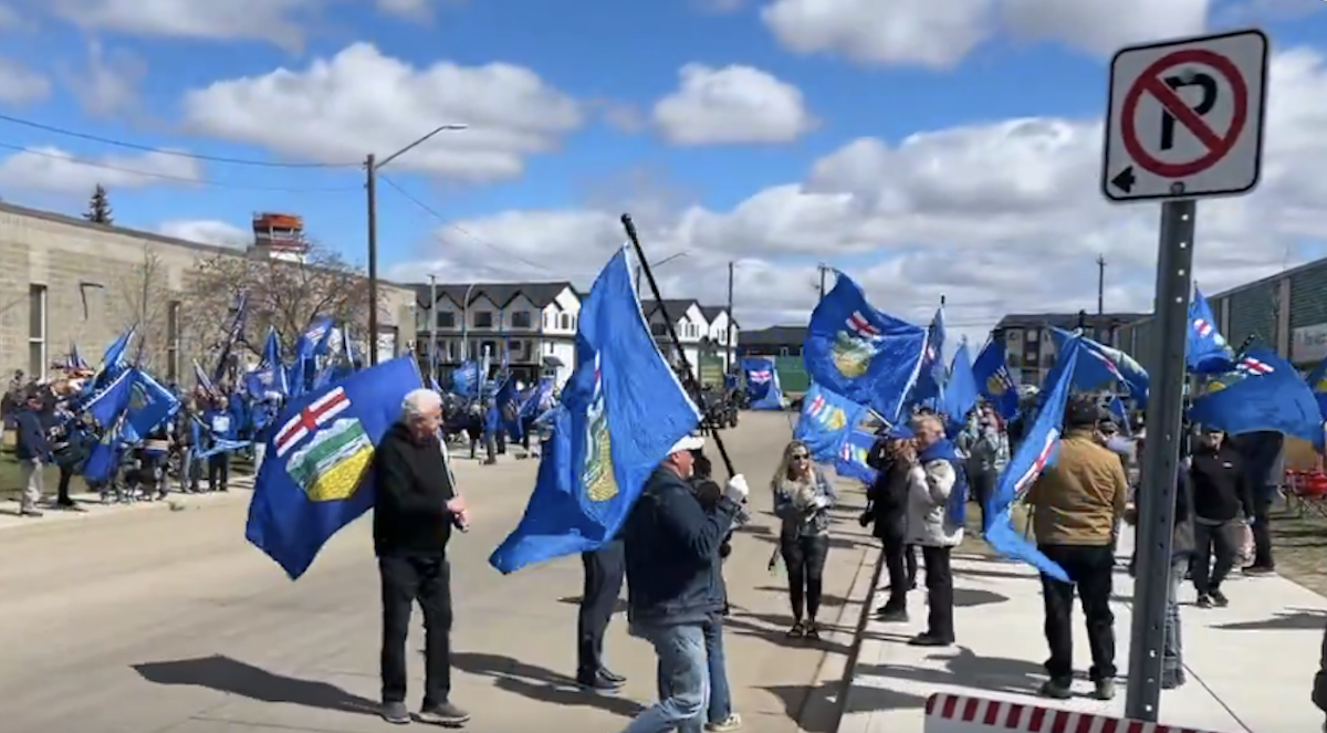 Separatists deliver their petition signatures, try to create an impression of unstoppable momentum - Alberta Politics